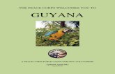 Peace Corps Guyana Welcome Book  |  Updated April 2012 June 2013 'CCD'       GYWB504