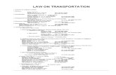 Law on Transportation Doctrines