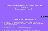 Object Oriented Programming (OOP) - CS304 Power Point Slides Lecture 06