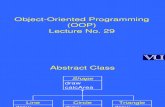 Object Oriented Programming (OOP) - CS304 Power Point Slides Lecture 29