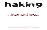 DangerousGoogle - Searching for Secrets