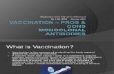 Vaccination – Pros & Cons