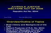 11604964 Juvenile Justice Welfare Act of 2006