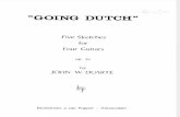 John Duarte - Going Dutch 5 Sketches for 4 Guitars Op 36
