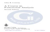 A Course in Functional Analysis(Conway)