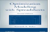 optimization modeling with spreadsheet / Kenneth R. Baker