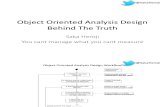 Aditya K - Object Oriented Analysis and Design Behind The Truth.pptx