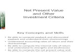 W6 Lecture 6 on Investment Criteria