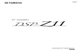 Yamaha DSP-Z11 User Manual (English)