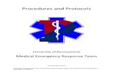 Penn Medical Emergency Response Team Protocols