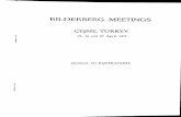 Bilderberg Meetings Itinerary 1975