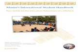 Peace Corps Masters International Student Handbook 2013 :  Your Guide to the Education Adventure of a Lifetime  |  2013 Revised