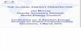 A Swedish Energy Strategy for Global