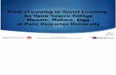 From E-Learning to Social Learning: An Open-Source Trilogy (Moodle, Mahara, Elgg) at Paris Descartes University (176580713)