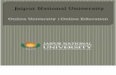 Jaipur National University | Online education