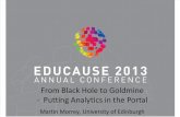 From Black Hole to Gold Mine: Adding Analytics to the University Portal (176039706)