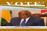 Vote - The Namibian Voter's Newsletter - September 2013 edition.