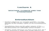 Weather, Climate and Atmosphere-lecture 1