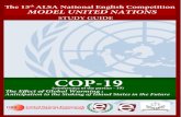 Study Case : UNFCCC ; COP19