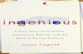 INGENIOUS by JASON FAGONE--Excerpt