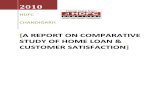 54199223 a Report on Comparative Study of Home Loan Amp Customer Satisfaction