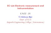 Electronic Measurements and Instrumentation - 4