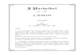 SheetMusic for Pachabel Canon