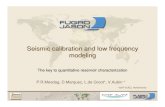 Seismic Calibration and Low Frequency Modeling