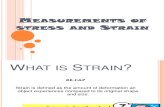 Measurements of Stress and Strain