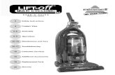Bissell Lift-Off MultiCyclonic Pet HEPA Upright Vacuum 89Q9