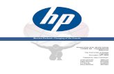 Organizational Behavior Report on HP