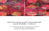 Environmental Standards and Public Values