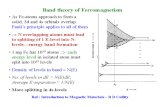Band Theory of Ferromagnets