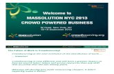 Introducing Massolution NYC 2013