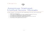 Ch 9 American National Unified Screw Threads