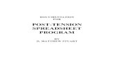 Post Tension Spreadsheet Manual