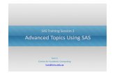 SAS Training Session 3