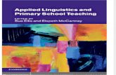 Applied Linguistics and Primary School Teaching