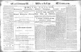 01-08-1887 Caldwell Weekly Times