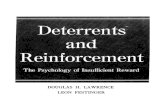 Deterrents and reinforcements by Leon Festinger