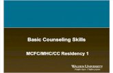 MCFCMHCCCR1.Basic Counseling Skills