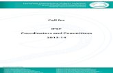 2nd Call for IPSF Coordinators and Committees 2013-14