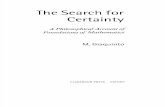 Giaquinto, M. - The search for certainty.pdf