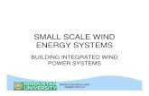 Small Scale Wind Energy Systems