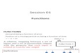 Session 01 - Functions