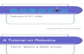 A Tutorial on Robotics Part II