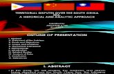 Territorial Disputes Over the South China Sea