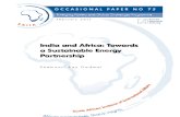 India and Africa, Towards a Sustainable Energy Partnership.pdf
