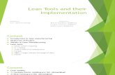 Lean Tools and Their Implementation