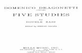 Domenico Dragonetti - Five Studies for Double Bass